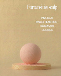 Pink Clay Shampoo Bar - For Sensitive Scalp