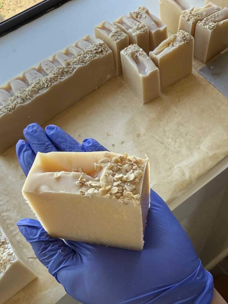 
                  
                    Tallow, Olive & Coconut Oil Soap with Oat Milk and Rose - NaturalCare
                  
                