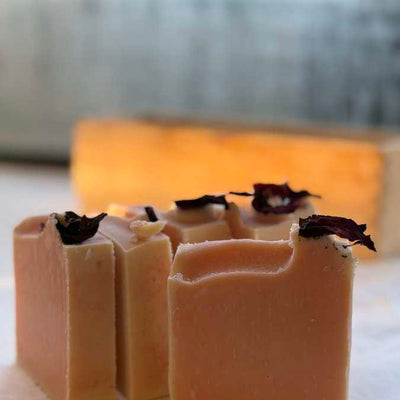 Rose Soap - Olive & Coconut Oil with Oat Milk